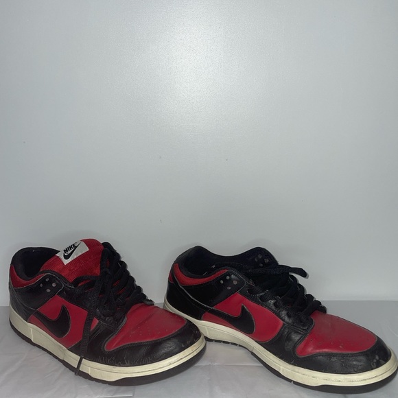 Nike Dunk Low varsity red black (2010) no box rare collection shoes - Picture 3 of 16